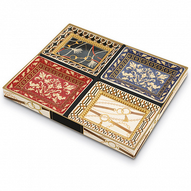 картинка Набор блюд Glamour, 9,5х7,5 см, 4 шт. от магазина Одежда+