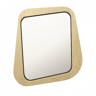 Изображение товара Зеркало Woodi, 63х72 см, дуб/черное