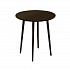 Стол обеденный Спутник, Ø70х74 см, темно-коричневый