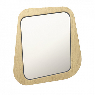 Изображение товара Зеркало Woodi, 63х72 см, дуб/темно-серое