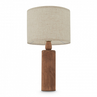 Светильник настольный Modern, Forest, Ø25х55 см, бежевый/дерево