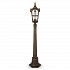 Фонарь уличный Outdoor, Albion, 1 лампа, 16х16х115 см, черный с золотом