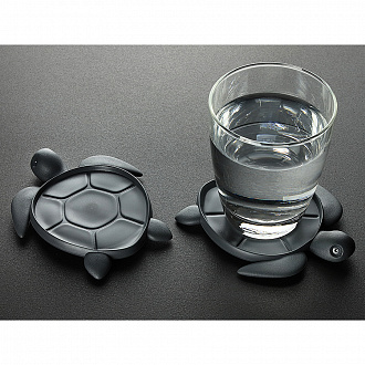 Изображение товара Подставка под стаканы Save Turtle, темно-серая