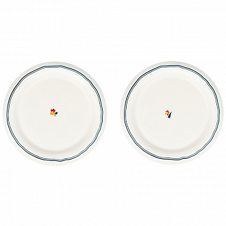 Набор обеденных тарелок Plush, Little Petals, Ø26 см, 2 шт.