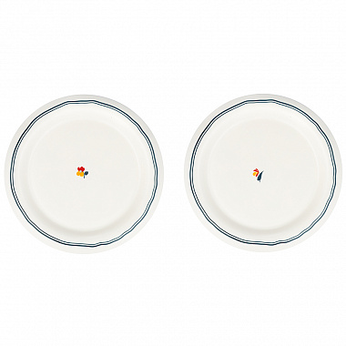 картинка Набор обеденных тарелок Plush, Little Petals, Ø26 см, 2 шт. от магазина Одежда+