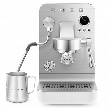 картинка Кофемашина рожковая Smeg, белая от магазина Одежда+