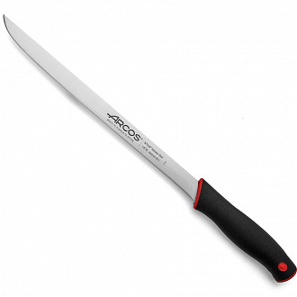 Изображение товара Нож филейный Duo, 24 см, черная с красным рукоятка