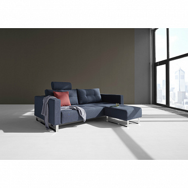 Диван Cassius Deluxe Excess Lounger, 233х117х83 см, синий, анонс элемента