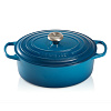 Изображение товара Утятница чугунная Le Creuset, Ø29 см, голубая