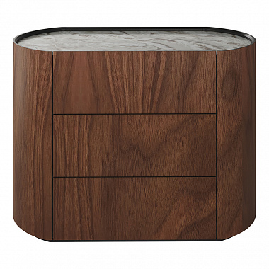 Комод Lagom, 100х51х72,2 см, орех/камень, анонс элемента
