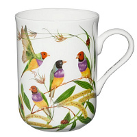 Изображение товара Кружка Eloise Short Lyric, Зяблик, 330 мл, белая