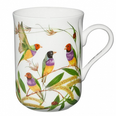 картинка Кружка Eloise Short Lyric, Зяблик, 330 мл, белая от магазина Одежда+