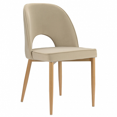 Стул Evelyn, велюр, бежевый, анонс элемента