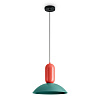 Изображение товара Светильник подвесной Modern, Lotus,  Ø30х230 см, красный/бирюзовый