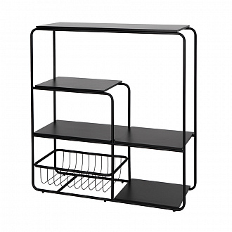 Изображение товара Стеллаж Bauhaus by Varya Schuka, 150х40х136 см, черный
