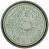 Изображение товара Тарелка Moomin, Мистический лес, Ø15,5 см, зеленая