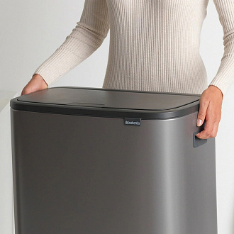 Изображение товара Бак для мусора Brabantia, Bo, Touch Bin, 60 л, платиновый
