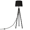 Изображение товара Светильник напольный Table & Floor, Calvin, 1 лампа, Ø60,7х164,2 см, черный