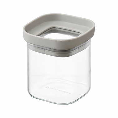 картинка Банка для специй Vacuum Glass, 120 мл, светло-серая от магазина Одежда+