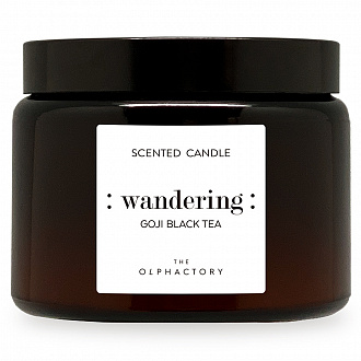 Свеча ароматическая The Olphactory, Wandering, Goji Black tea, 60 ч