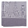 Скатерть из хлопка фиолетово-серого цвета с рисунком Щелкунчик, New Year Essential, 180х180см