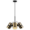 Изображение товара Светильник подвесной Loft, Elori, 3 лампы, Ø10х183 см, черный/латунь