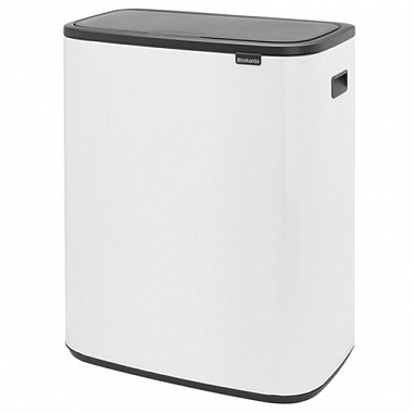 картинка Бак для мусора Brabantia, Bo, Touch Bin, 60 л, белый от магазина Одежда+