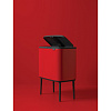 Изображение товара Бак для мусора Brabantia, Touch Bin Bo, 3х11 л, пламенно-красный