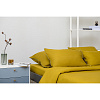 Изображение товара Комплект постельного белья оливкового цвета с контрастным кантом из коллекции Essential, 150х200 см