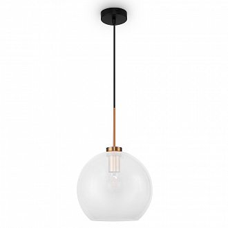 Изображение товара Светильник подвесной Modern Market, 1 лампа, Ø25х98 см, латунь/белый