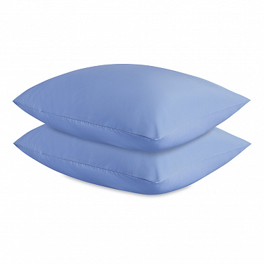 Набор наволочек из премиального сатина сиреневого цвета из коллекции Essential, 50х70 см, анонс элемента