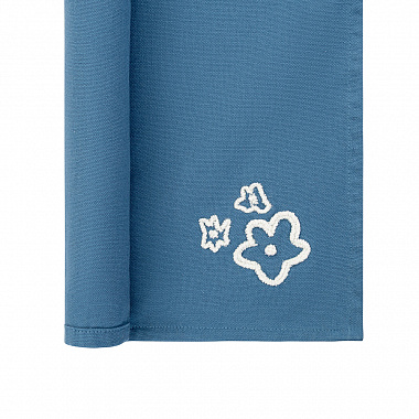 Салфетка сервировочная Незабудки из коллекции Ethnic, 45х45 см, анонс элемента