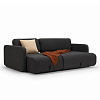 Изображение товара Диван-кровать Vogan с ножками Black, 218х120/160х79 см