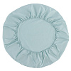 Изображение товара Простыня круглая на резинке из сатина голубого цвета из коллекции Essential, 75х75х20 см