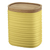 Изображение товара Банка для хранения с бамбуковой крышкой Tierra, 1 л, желтая