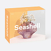 Изображение товара Ваза для цветов Seashell, 18,5 см, лиловая