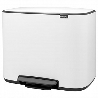 Изображение товара Бак для мусора Brabantia, Bo, 11+23 л, белый