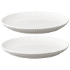 Изображение товара Набор из двух тарелок белого цвета из коллекции Kitchen Spirit, 21 см