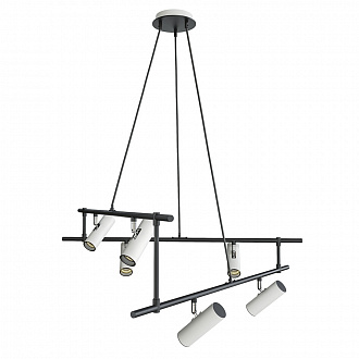 Изображение товара Светильник подвесной Technical, Rami, 6 ламп, 93,3х107х120 см, черно-белый