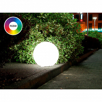 Изображение товара Светильник ландшафтный с креплением на бетонное основание Sphere_G Stone, Ø48,5х46 см, LED, RGBW, 24V