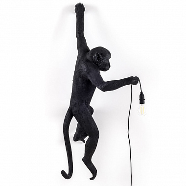 картинка Светильник Monkey Lamp Hanging, черный от магазина Одежда+