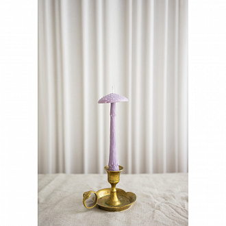 Изображение товара Свеча ароматическая Гриб Мухомор, 15 см, фиолетовая