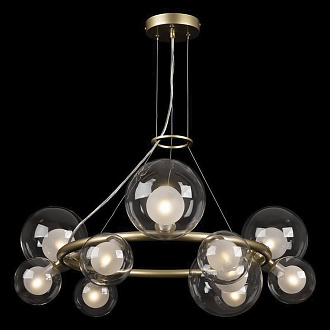Изображение товара Светильник подвесной Modern, Duo, 10 ламп, Ø72х29 см, матовое золото