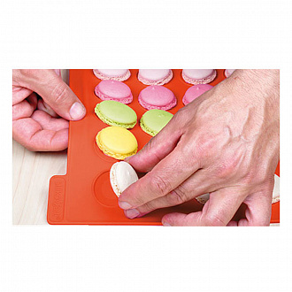 Изображение товара Форма силиконовая для приготовления печенья Macarons, 30х40 см