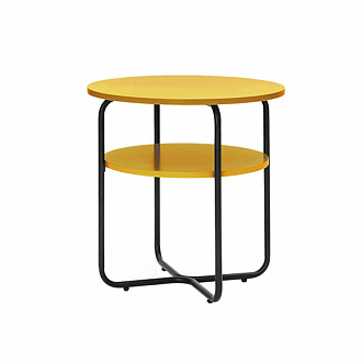Изображение товара Столик журнальный Bauhaus, Ø60х60 см, желто-горчичный