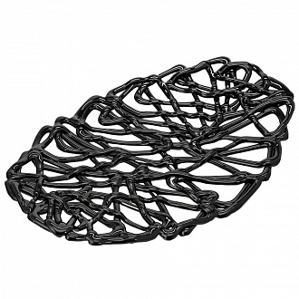 Изображение товара Блюдо овальное Strings, 45х30 см, черное