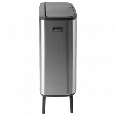 картинка Бак для мусора Brabantia, Touch Bin Bo Hi, 2х30 л, стальной матовый от магазина Одежда+