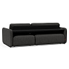 Изображение товара Диван-кровать Vogan с ножками Black, 218х120/160х79 см