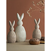 Изображение товара Декор из фарфора бежевого цвета Trendy Bunny из коллекции Essential, 9,2х9,2x22,6 см