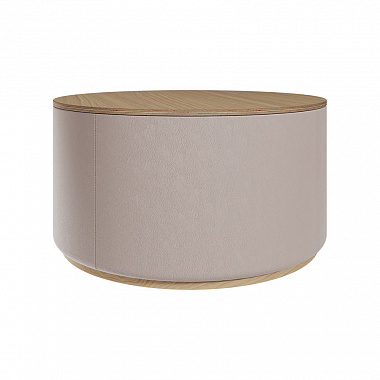 Столик Moon, ∅66 см, дуб/бежевый, анонс элемента